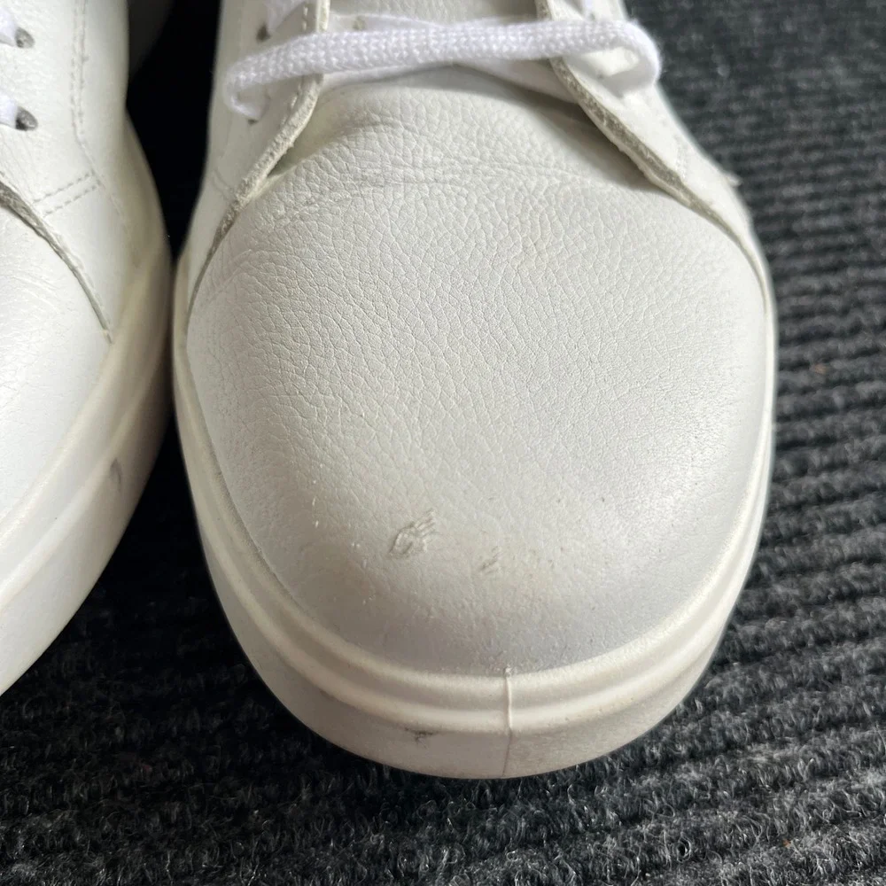 Cole Haan Grand Crosscourt High Top Men 11.5 White Leather Sneaker Preppy career